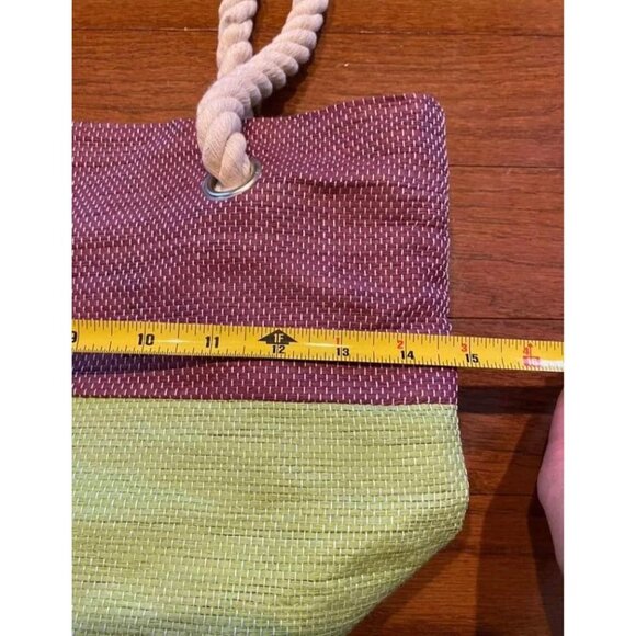 Women’s Small Purple and Green Tote - Picture 4 of 6